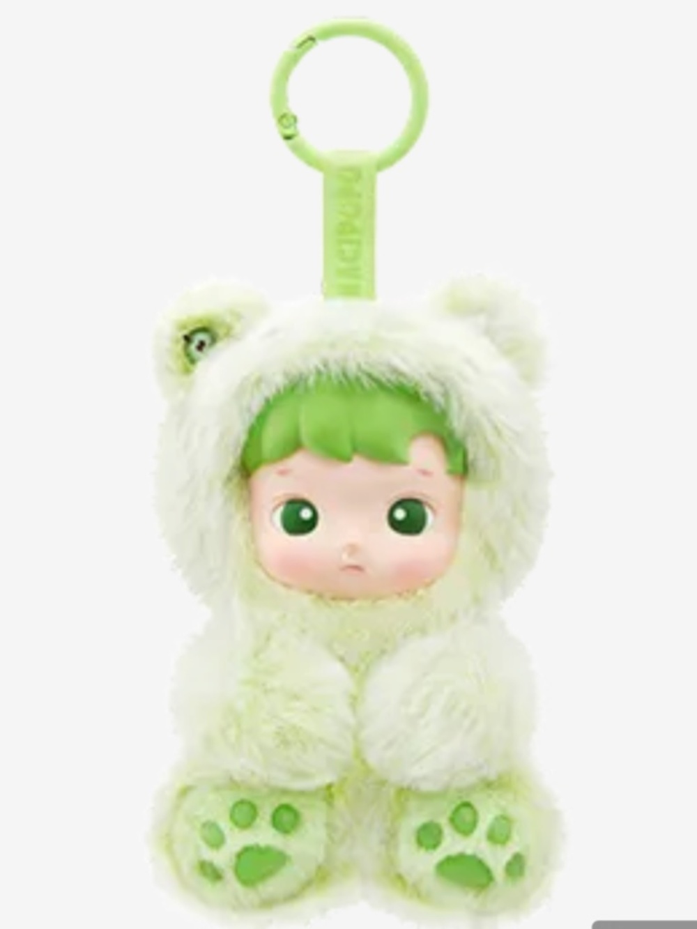 GREEN APPLE Hacipupu Gummy Bear ~ POP MART ~ Vinyl Plush Pendant ~ Sealed Box